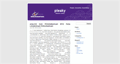 Desktop Screenshot of pleaky.blog.binusian.org