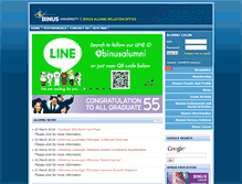 Tablet Screenshot of binusian.org
