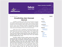 Tablet Screenshot of febzz.blog.binusian.org
